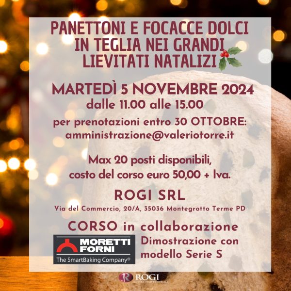 Panettoni e focccedolci